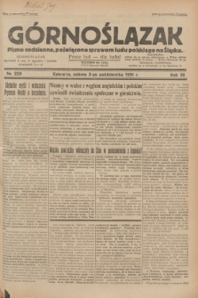 Górnoślązak : pismo codzienne, poświęcone sprawom ludu polskiego na Śląsku.R.30, nr 228 (3 października 1931)