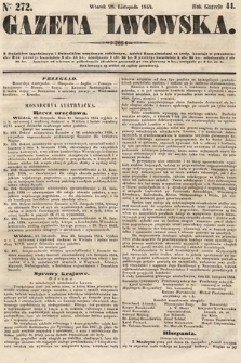 Gazeta Lwowska. 1854, nr 272