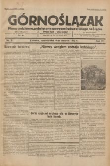 Górnoślązak : pismo codzienne, poświęcone sprawom ludu polskiego na Śląsku.R.31, nr 3 (4 stycznia 1932)