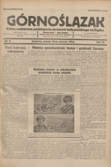 Górnoślązak : pismo codzienne, poświęcone sprawom ludu polskiego na Śląsku.R.31, nr 9 (12 stycznia 1932)