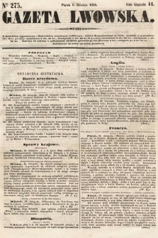 Gazeta Lwowska. 1854, nr 275