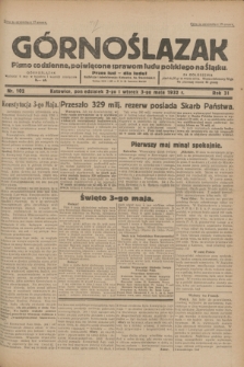 Górnoślązak : pismo codzienne, poświęcone sprawom ludu polskiego na Śląsku.R.31, nr 102 (2 i 3 maja 1932)