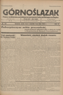 Górnoślązak : pismo codzienne, poświęcone sprawom ludu polskiego na Śląsku.R.31, nr 103 (4 i 5 maja 1932)