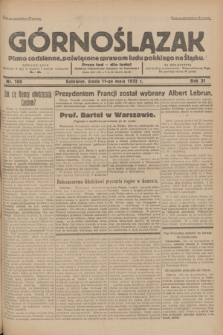 Górnoślązak : pismo codzienne, poświęcone sprawom ludu polskiego na Śląsku.R.31, nr 108 (11 maja 1932)