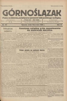 Górnoślązak : pismo codzienne, poświęcone sprawom ludu polskiego na Śląsku.R.31, nr 113 (18 maja 1932)