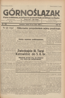 Górnoślązak : pismo codzienne, poświęcone sprawom ludu polskiego na Śląsku.R.31, nr 120 (27 maja 1932)