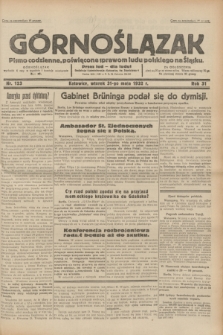 Górnoślązak : pismo codzienne, poświęcone sprawom ludu polskiego na Śląsku.R.31, nr 123 (31 maja 1932)