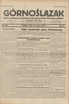 Górnoślązak : pismo codzienne, poświęcone sprawom ludu polskiego na Śląsku.R.31, nr 124 (1 czerwca 1932)