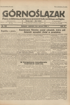 Górnoślązak : pismo codzienne, poświęcone sprawom ludu polskiego na Śląsku.R.31, nr 125 (2 czerwca 1932)
