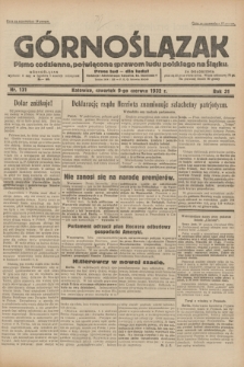 Górnoślązak : pismo codzienne, poświęcone sprawom ludu polskiego na Śląsku.R.31, nr 131 (9 czerwca 1932)