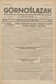 Górnoślązak : pismo codzienne, poświęcone sprawom ludu polskiego na Śląsku.R.31, nr 143 (23 czerwca 1932)