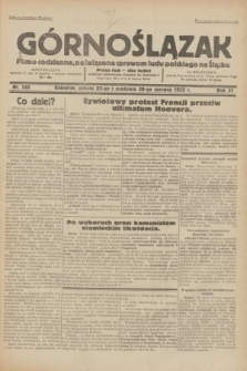 Górnoślązak : pismo codzienne, poświęcone sprawom ludu polskiego na Śląsku.R.31, nr 145 (25 i 26 czerwca 1932)