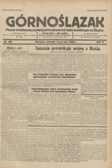 Górnoślązak : pismo codzienne, poświęcone sprawom ludu polskiego na Śląsku.R.31, nr 160 (14 lipca 1932)