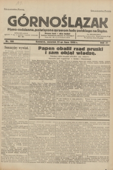 Górnoślązak : pismo codzienne, poświęcone sprawom ludu polskiego na Śląsku.R.31, nr 166 (21 lipca 1932)