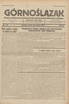 Górnoślązak : pismo codzienne, poświęcone sprawom ludu polskiego na Śląsku.R.31, nr 170 (26 lipca 1932)