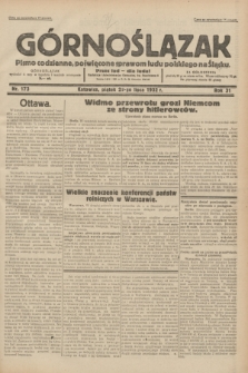 Górnoślązak : pismo codzienne, poświęcone sprawom ludu polskiego na Śląsku.R.31, nr 173 (29 lipca 1932)