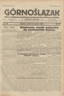 Górnoślązak : pismo codzienne, poświęcone sprawom ludu polskiego na Śląsku.R.31, nr 176 (2 sierpnia 1932)