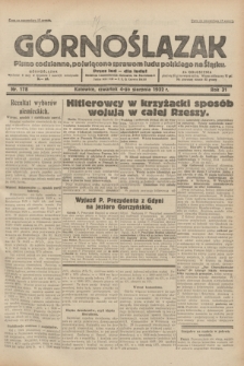 Górnoślązak : pismo codzienne, poświęcone sprawom ludu polskiego na Śląsku.R.31, nr 178 (4 sierpnia 1932)