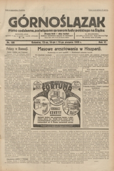 Górnoślązak : pismo codzienne, poświęcone sprawom ludu polskiego na Śląsku.R.31, nr 186 (13, 14 i 15 sierpnia 1932)