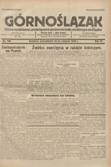 Górnoślązak : pismo codzienne, poświęcone sprawom ludu polskiego na Śląsku.R.31, nr 198 (23 sierpnia 1932)