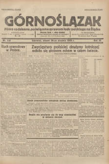 Górnoślązak : pismo codzienne, poświęcone sprawom ludu polskiego na Śląsku.R.31, nr 199 (30 sierpnia 1932)