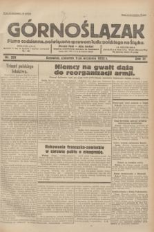 Górnoślązak : pismo codzienne, poświęcone sprawom ludu polskiego na Śląsku.R.31, nr 201 (1 września 1932)
