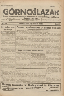 Górnoślązak : pismo codzienne, poświęcone sprawom ludu polskiego na Śląsku.R.31, nr 202 (2 września 1932)