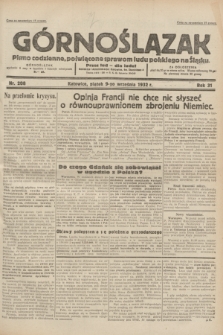 Górnoślązak : pismo codzienne, poświęcone sprawom ludu polskiego na Śląsku.R.31, nr 208 (9 września 1932)
