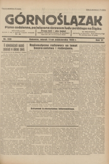 Górnoślązak : pismo codzienne, poświęcone sprawom ludu polskiego na Śląsku.R.31, nr 235 (11 października 1932)