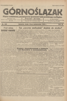 Górnoślązak : pismo codzienne, poświęcone sprawom ludu polskiego na Śląsku.R.31, nr 236 (12 października 1932)