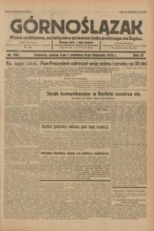 Górnoślązak : pismo codzienne, poświęcone sprawom ludu polskiego na Śląsku.R.31, nr 256 (5 i 6 listopada 1932)