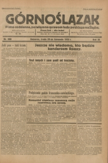 Górnoślązak : pismo codzienne, poświęcone sprawom ludu polskiego na Śląsku.R.31, nr 280 (30 listopada 1932)