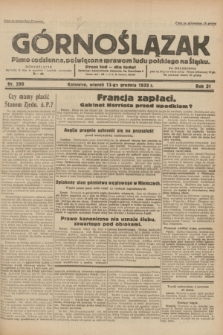 Górnoślązak : pismo codzienne, poświęcone sprawom ludu polskiego na Śląsku.R.31, nr 290 (13 grudnia 1932)