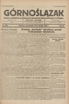 Górnoślązak : pismo codzienne, poświęcone sprawom ludu polskiego na Śląsku.R.31, nr 295 (19 grudnia 1932)