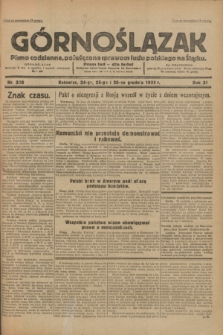 Górnoślązak : pismo codzienne, poświęcone sprawom ludu polskiego na Śląsku.R.31, nr 300 (24, 25 i 26 grudnia 1932)