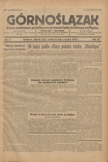 Górnoślązak : Pismo codzienne, poświęcone sprawom ludu polskiego na Śląsku.R.32, nr 5 (7 stycznia 1933)