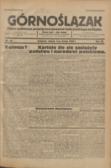 Górnoślązak : Pismo codzienne, poświęcone sprawom ludu polskiego na Śląsku.R.32, nr 30 (7 lutego 1933)