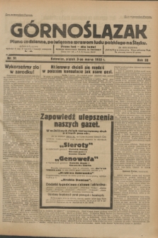 Górnoślązak : pismo codzienne, poświęcone sprawom ludu polskiego na Śląsku.R.32, nr 51 (3 marca 1933)