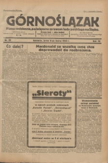Górnoślązak : pismo codzienne, poświęcone sprawom ludu polskiego na Śląsku.R.32, nr 55 (8 marca 1933)