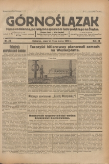 Górnoślązak : pismo codzienne, poświęcone sprawom ludu polskiego na Śląsku.R.32, nr 56 (9 marca 1933)