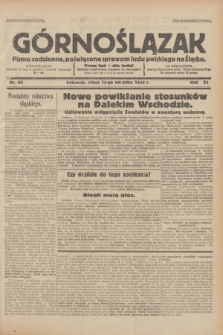 Górnoślązak : pismo codzienne, poświęcone sprawom ludu polskiego na Śląsku.R.32, nr 85 (12 kwietnia 1933)
