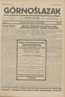 Górnoślązak : pismo codzienne, poświęcone sprawom ludu polskiego na Śląsku.R.32, nr 96 (23 kwietnia 1933)