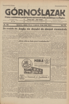 Górnoślązak : pismo codzienne, poświęcone sprawom ludu polskiego na Śląsku.R.32, nr 110 (13/14 maja 1933)