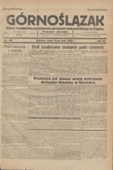 Górnoślązak : pismo codzienne, poświęcone sprawom ludu polskiego na Śląsku.R.32, nr 124 (31 maja 1933)