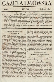 Gazeta Lwowska. 1839, nr 15