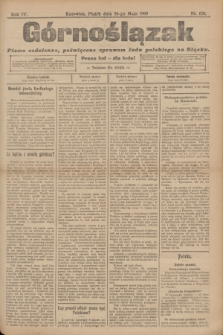 Górnoślązak : pismo codzienne, poświęcone sprawom ludu polskiego na Śląsku.R.4, nr 120 (26 maja 1905)