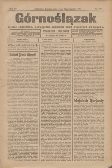 Górnoślązak : pismo codzienne, poświęcone sprawom ludu polskiego na Sląsku.R.4, nr 232 (7 października 1905)