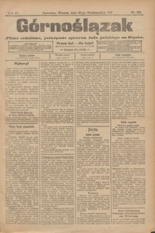Górnoślązak : pismo codzienne, poświęcone sprawom ludu polskiego na Śląsku.R.4, nr 234 (10 października 1905)