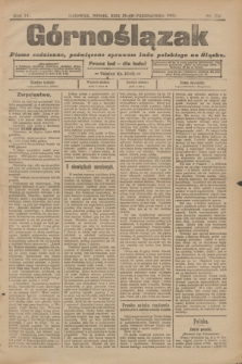 Górnoślązak : pismo codzienne, poświęcone sprawom ludu polskiego na Śląsku.R.4, nr 237 (14 października 1905) + dod.