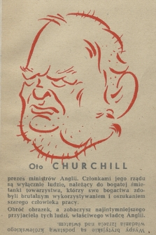 Oto Churchill prezes ministrów Anglii